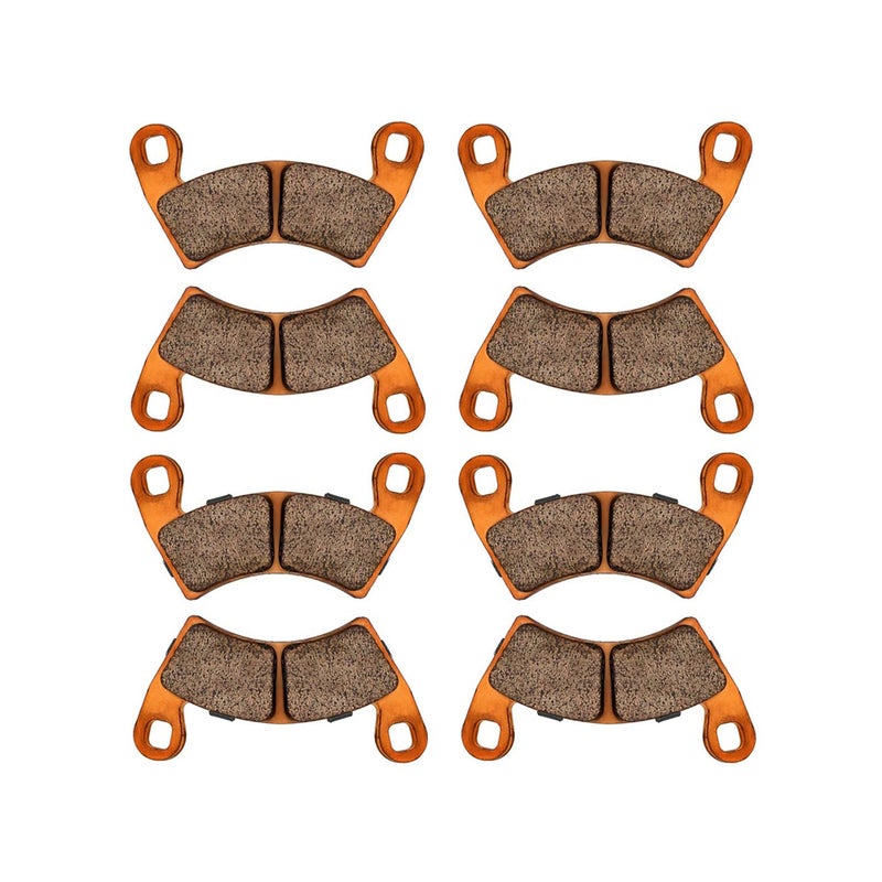 Zinger Brake Pads for 2017-2020 Polaris RZR 900 (50inch) / Polaris RZR S 900&1000 Trail 2020 2021 2022 2024 2025,Polaris RZR Trail Sport&Ultimate 2021-2025,4 Set Front&Rear Sintered Copper Brake Pads - Image 2